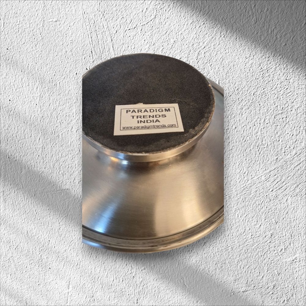 PARADIGM TRENDS Stainless Steel Small Round Tray Made In INDIA - Picture 4 of 5